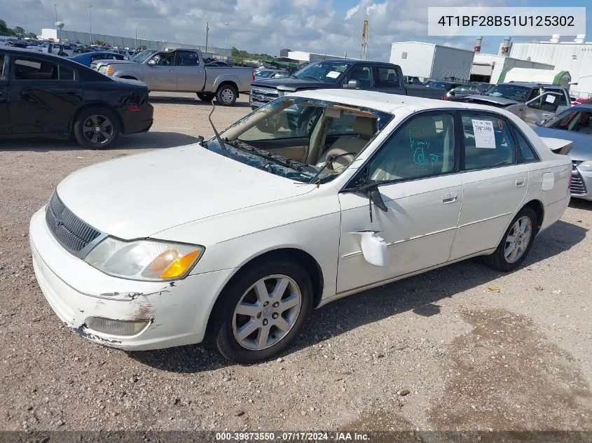 2001 Toyota Avalon Xls VIN: 4T1BF28B51U125302 Lot: 39873550