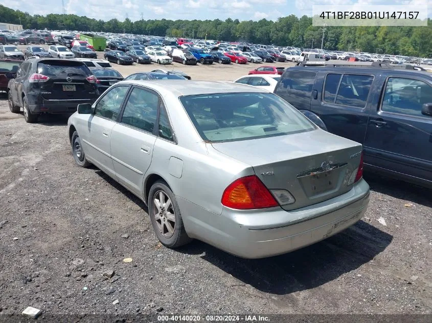 2001 Toyota Avalon Xls VIN: 4T1BF28B01U147157 Lot: 40140020