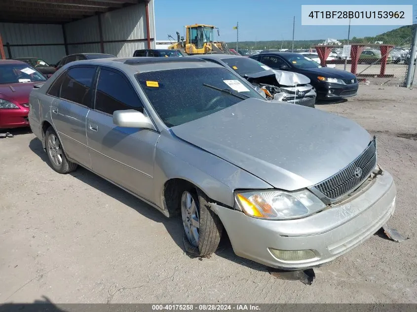 4T1BF28B01U153962 2001 Toyota Avalon Xls