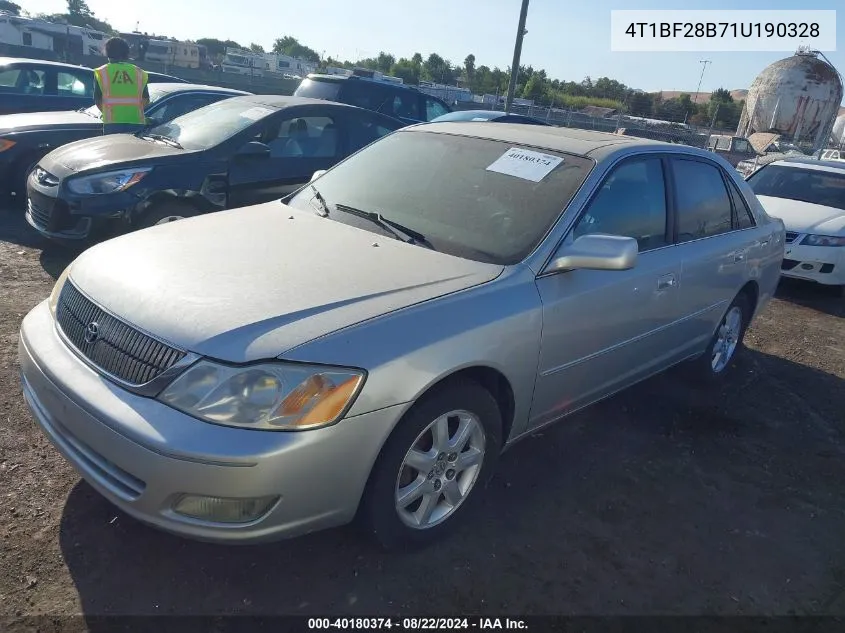 4T1BF28B71U190328 2001 Toyota Avalon Xls