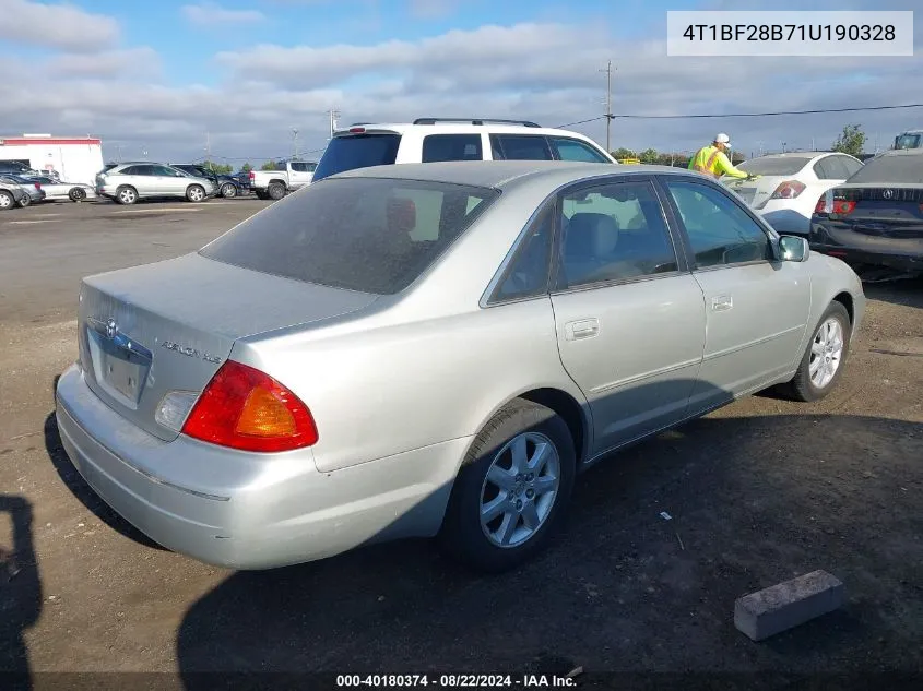 4T1BF28B71U190328 2001 Toyota Avalon Xls