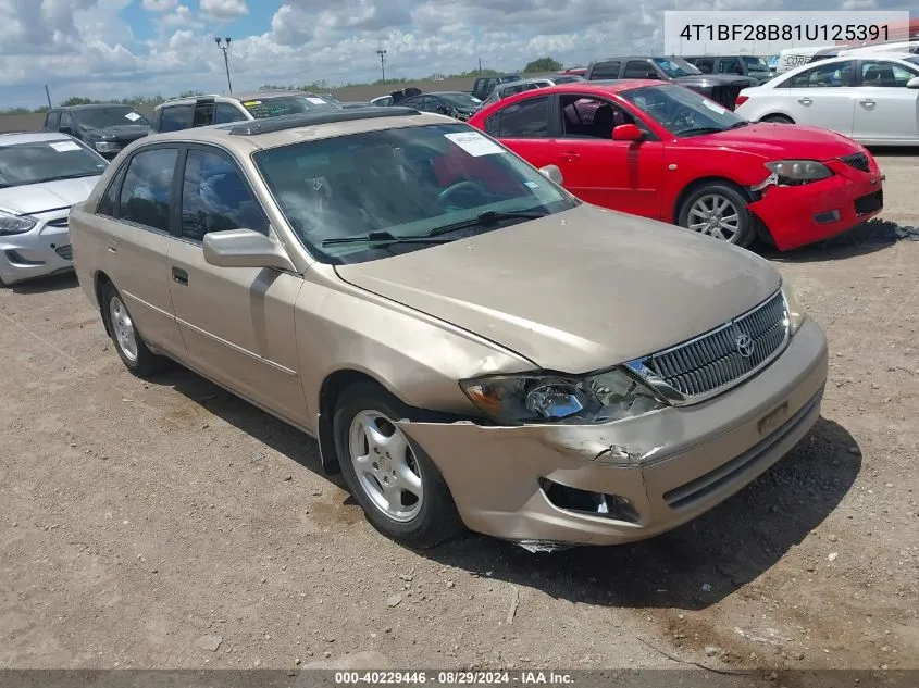 4T1BF28B81U125391 2001 Toyota Avalon Xl