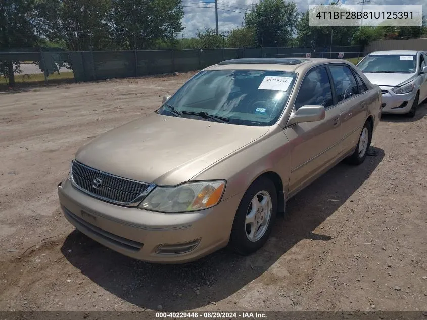 4T1BF28B81U125391 2001 Toyota Avalon Xl