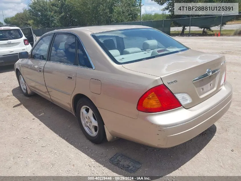 4T1BF28B81U125391 2001 Toyota Avalon Xl