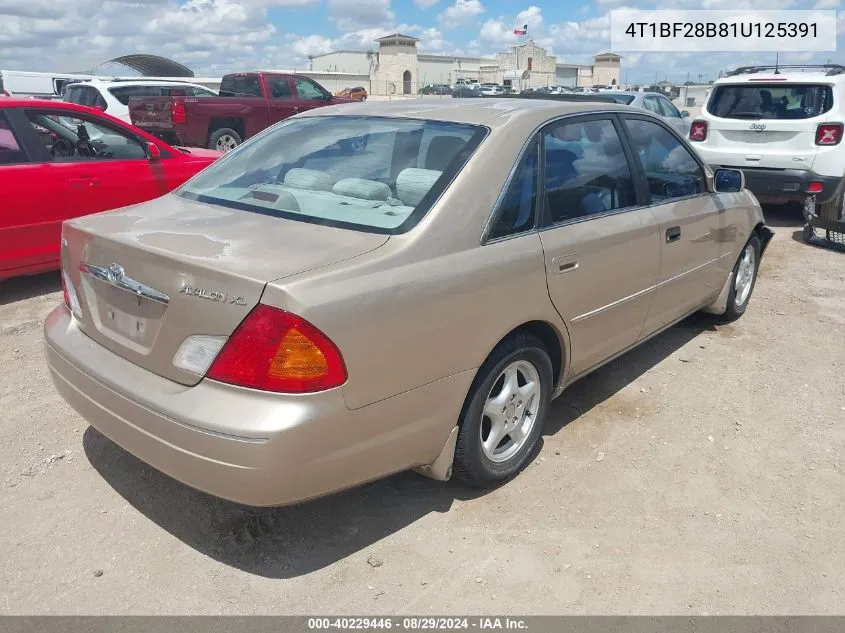 2001 Toyota Avalon Xl VIN: 4T1BF28B81U125391 Lot: 40229446