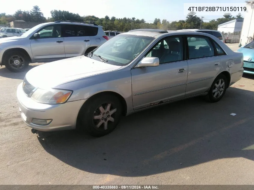 2001 Toyota Avalon Xls VIN: 4T1BF28B71U150119 Lot: 40335883