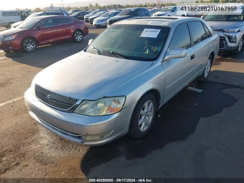 4T1BF28B21U167958 2001 Toyota Avalon Xls