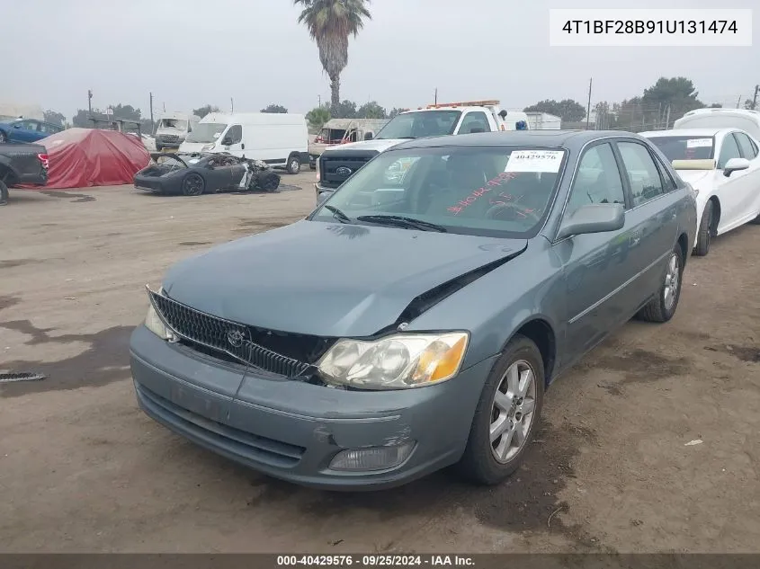 2001 Toyota Avalon Xls VIN: 4T1BF28B91U131474 Lot: 40429576