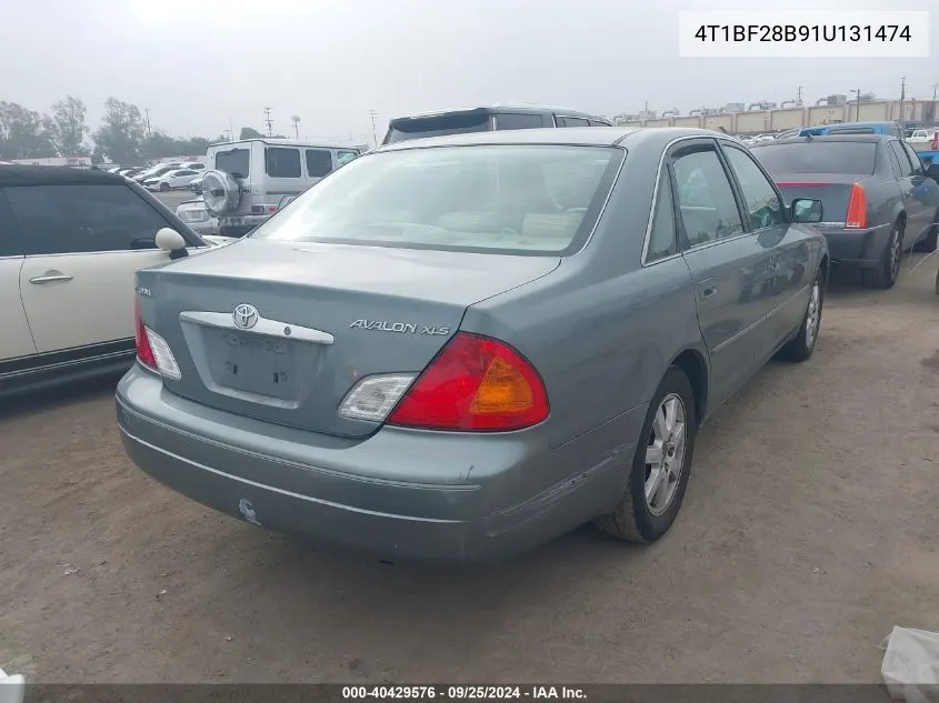 2001 Toyota Avalon Xls VIN: 4T1BF28B91U131474 Lot: 40429576