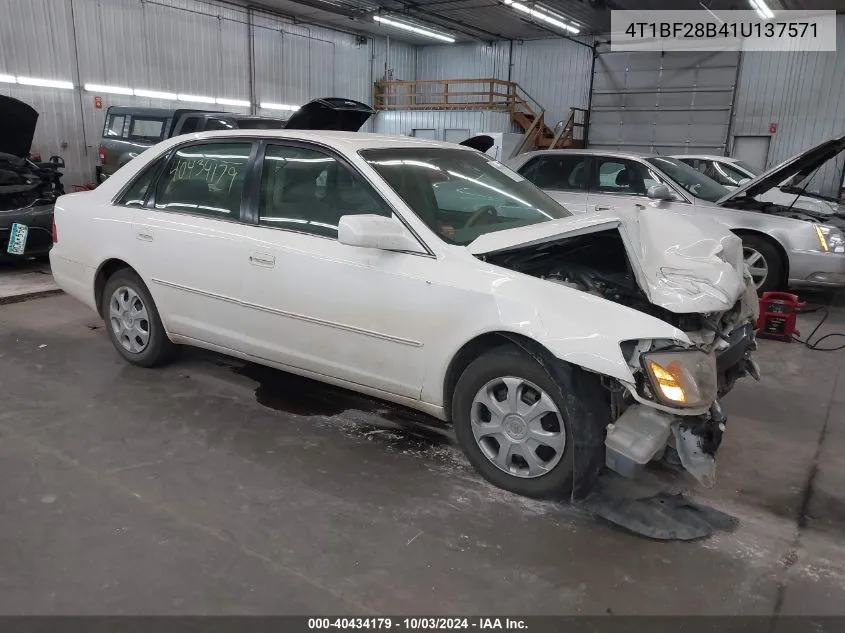 4T1BF28B41U137571 2001 Toyota Avalon Xl