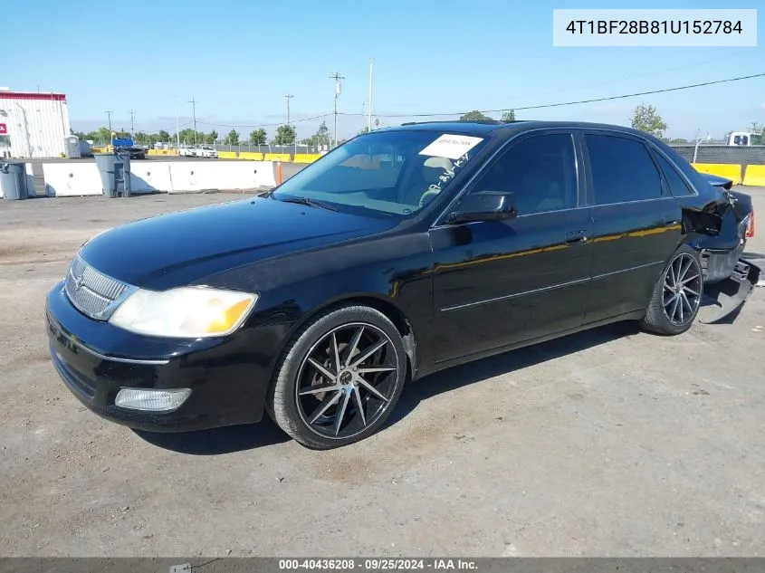 2001 Toyota Avalon Xls VIN: 4T1BF28B81U152784 Lot: 40436208