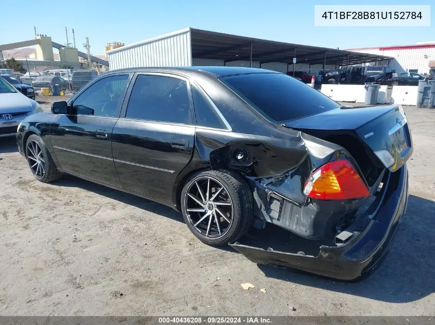 2001 Toyota Avalon Xls VIN: 4T1BF28B81U152784 Lot: 40436208