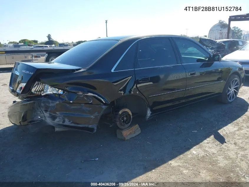 2001 Toyota Avalon Xls VIN: 4T1BF28B81U152784 Lot: 40436208