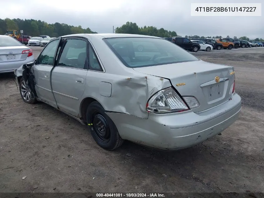 2001 Toyota Avalon Xls VIN: 4T1BF28B61U147227 Lot: 40441081