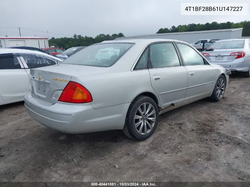 2001 Toyota Avalon Xls VIN: 4T1BF28B61U147227 Lot: 40441081