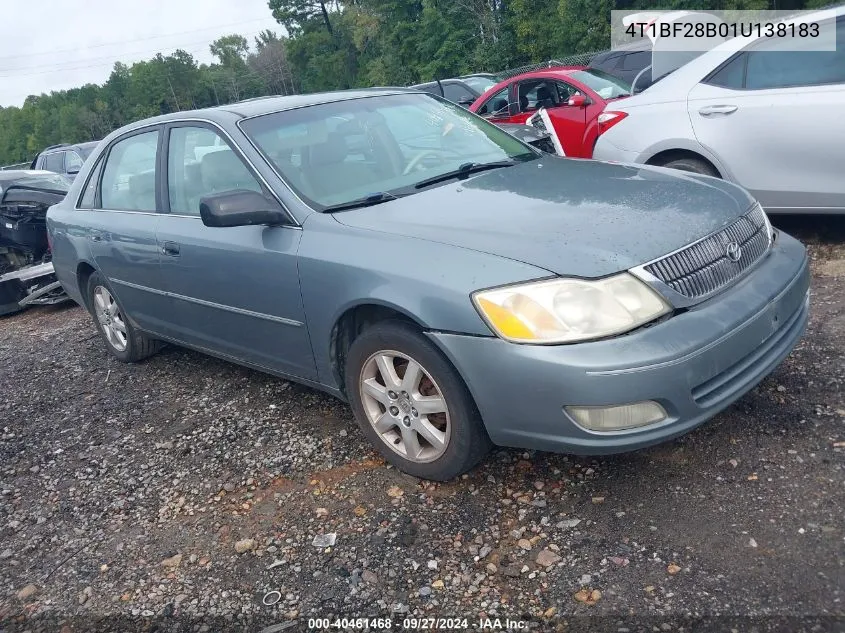 2001 Toyota Avalon Xls VIN: 4T1BF28B01U138183 Lot: 40461468