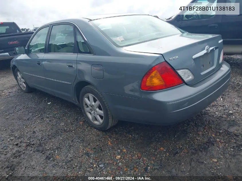 2001 Toyota Avalon Xls VIN: 4T1BF28B01U138183 Lot: 40461468