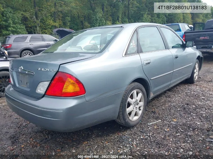 2001 Toyota Avalon Xls VIN: 4T1BF28B01U138183 Lot: 40461468