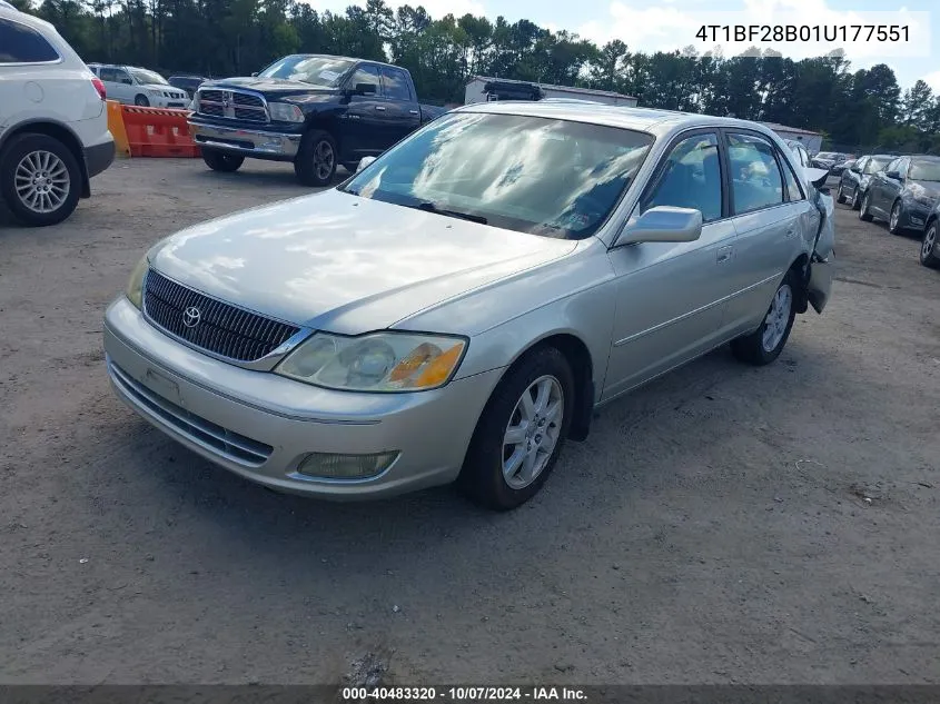 2001 Toyota Avalon Xls VIN: 4T1BF28B01U177551 Lot: 40483320