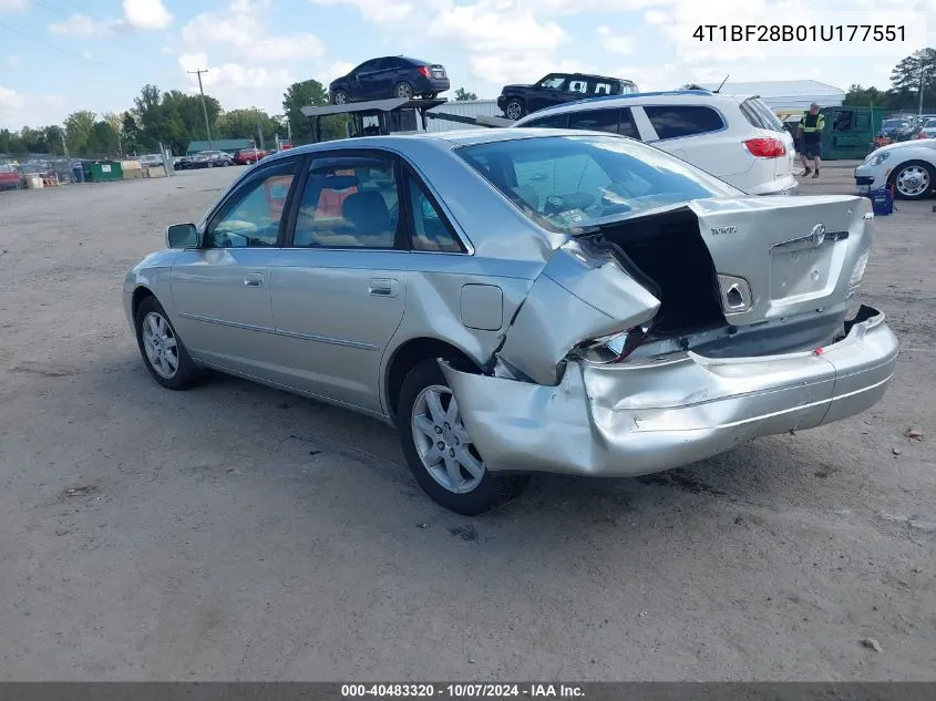 2001 Toyota Avalon Xls VIN: 4T1BF28B01U177551 Lot: 40483320