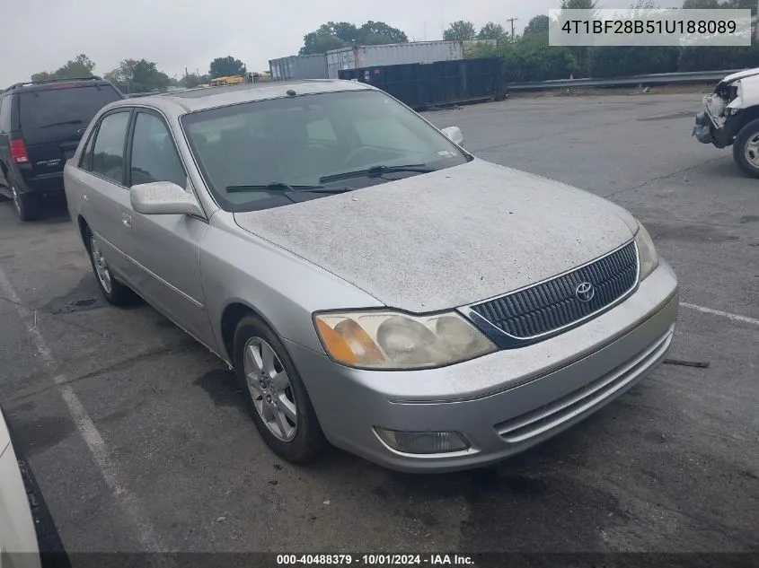 2001 Toyota Avalon Xls VIN: 4T1BF28B51U188089 Lot: 40488379