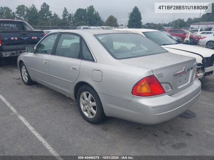 2001 Toyota Avalon Xls VIN: 4T1BF28B51U188089 Lot: 40488379