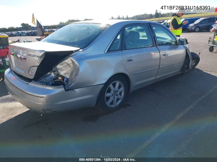 2001 Toyota Avalon Xls VIN: 4T1BF28B31U168391 Lot: 40501394