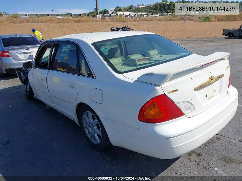 2001 Toyota Avalon Xls VIN: 4T1BF28B91U144239 Lot: 40509032