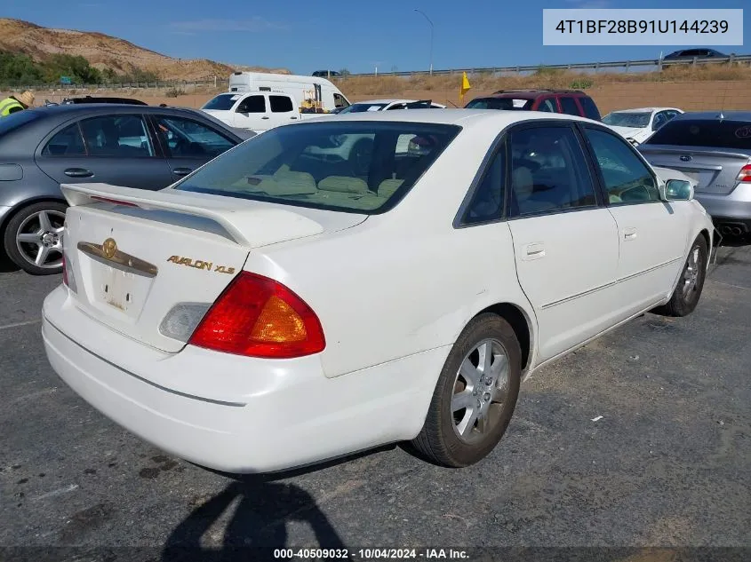 2001 Toyota Avalon Xls VIN: 4T1BF28B91U144239 Lot: 40509032