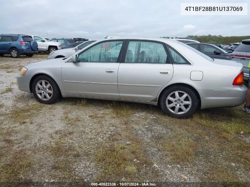 2001 Toyota Avalon Xl/Xls VIN: 4T1BF28B81U137069 Lot: 40522336