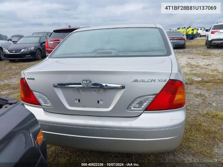 2001 Toyota Avalon Xl/Xls VIN: 4T1BF28B81U137069 Lot: 40522336