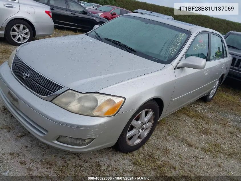 2001 Toyota Avalon Xl/Xls VIN: 4T1BF28B81U137069 Lot: 40522336