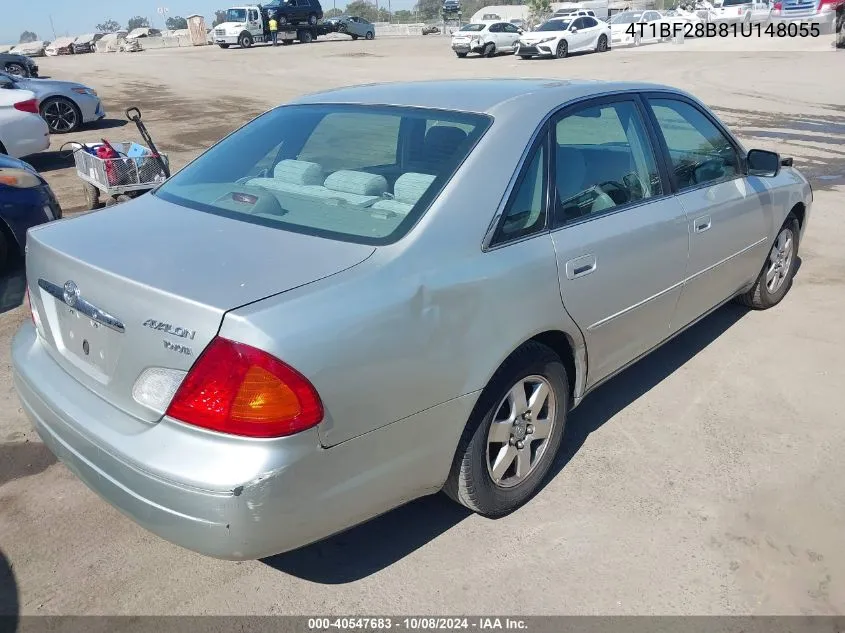 2001 Toyota Avalon Xl VIN: 4T1BF28B81U148055 Lot: 40547683