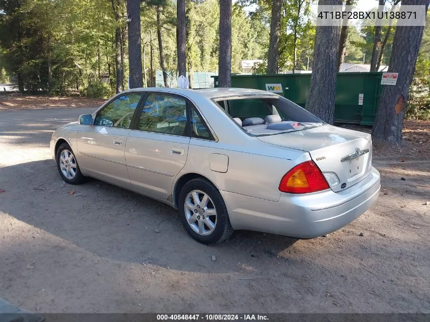 2001 Toyota Avalon Xl/Xls VIN: 4T1BF28BX1U138871 Lot: 40548447