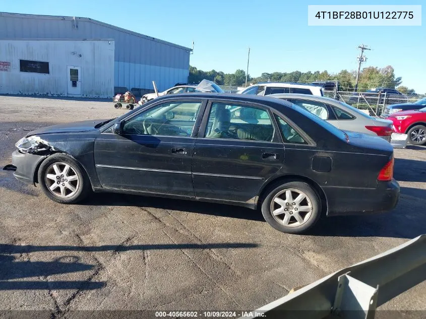 2001 Toyota Avalon Xls VIN: 4T1BF28B01U122775 Lot: 40565602