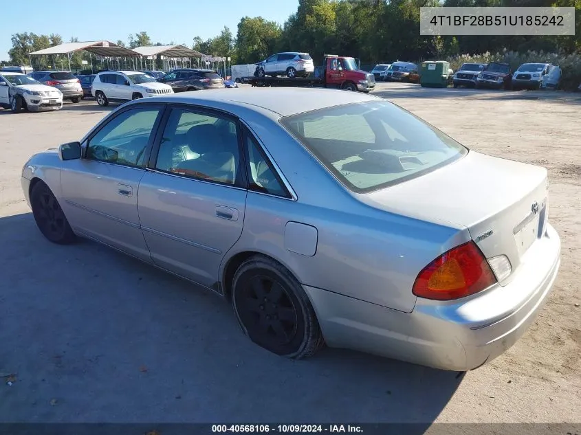 2001 Toyota Avalon Xl VIN: 4T1BF28B51U185242 Lot: 40568106