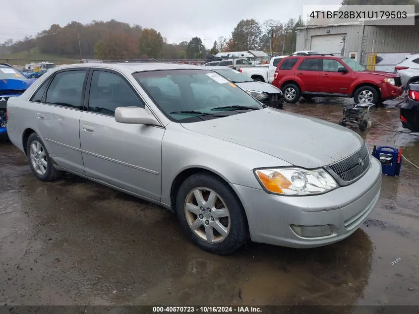 2001 Toyota Avalon Xls VIN: 4T1BF28BX1U179503 Lot: 40570723