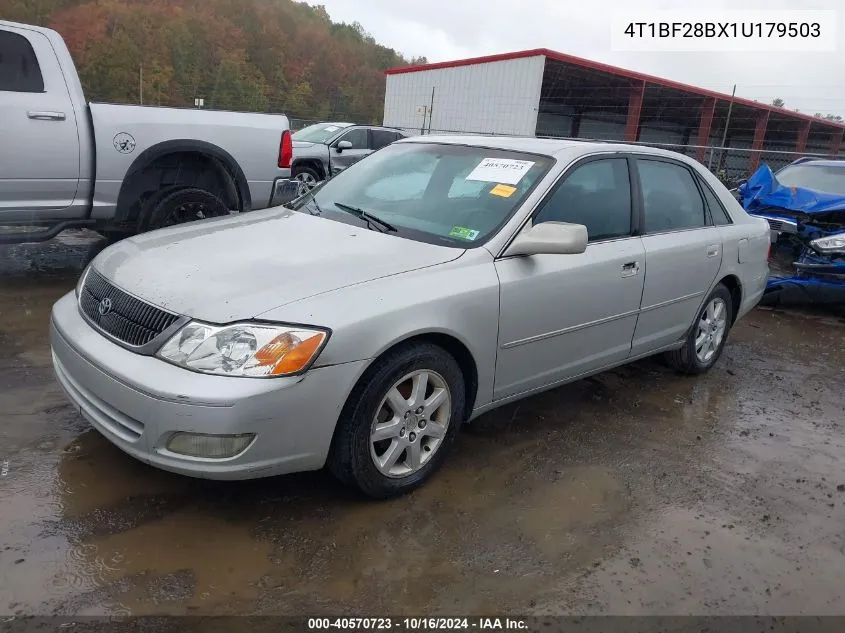 4T1BF28BX1U179503 2001 Toyota Avalon Xls