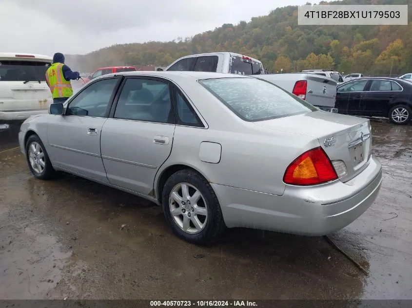 2001 Toyota Avalon Xls VIN: 4T1BF28BX1U179503 Lot: 40570723