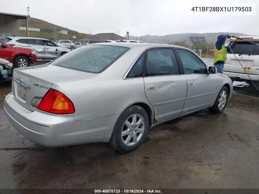 2001 Toyota Avalon Xls VIN: 4T1BF28BX1U179503 Lot: 40570723