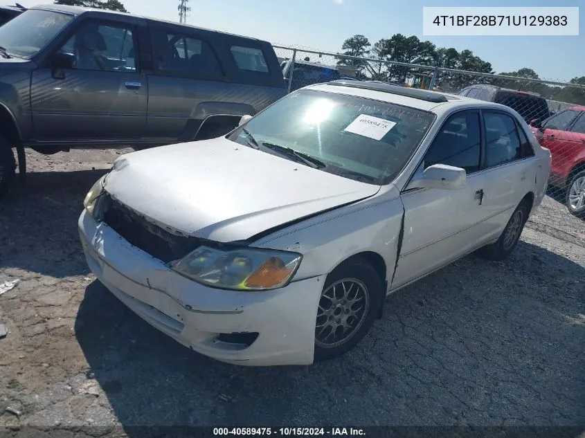 2001 Toyota Avalon Xl VIN: 4T1BF28B71U129383 Lot: 40589475