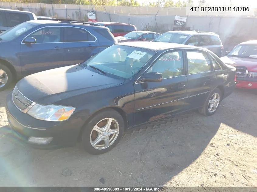 2001 Toyota Avalon Xls VIN: 4T1BF28B11U148706 Lot: 40590309