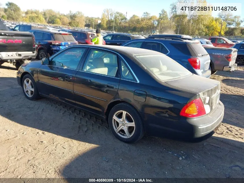 2001 Toyota Avalon Xls VIN: 4T1BF28B11U148706 Lot: 40590309