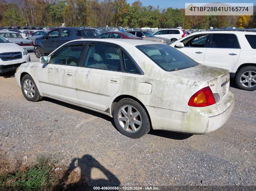 2001 Toyota Avalon Xls VIN: 4T1BF28B41U165774 Lot: 40600085