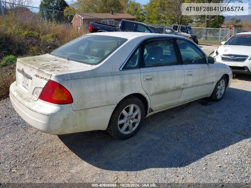 2001 Toyota Avalon Xls VIN: 4T1BF28B41U165774 Lot: 40600085