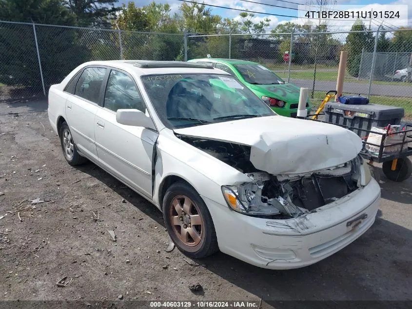 2001 Toyota Avalon Xl VIN: 4T1BF28B11U191524 Lot: 40603129