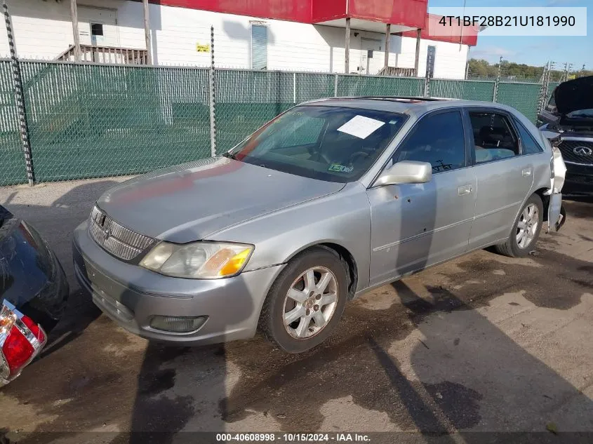 2001 Toyota Avalon Xls VIN: 4T1BF28B21U181990 Lot: 40608998