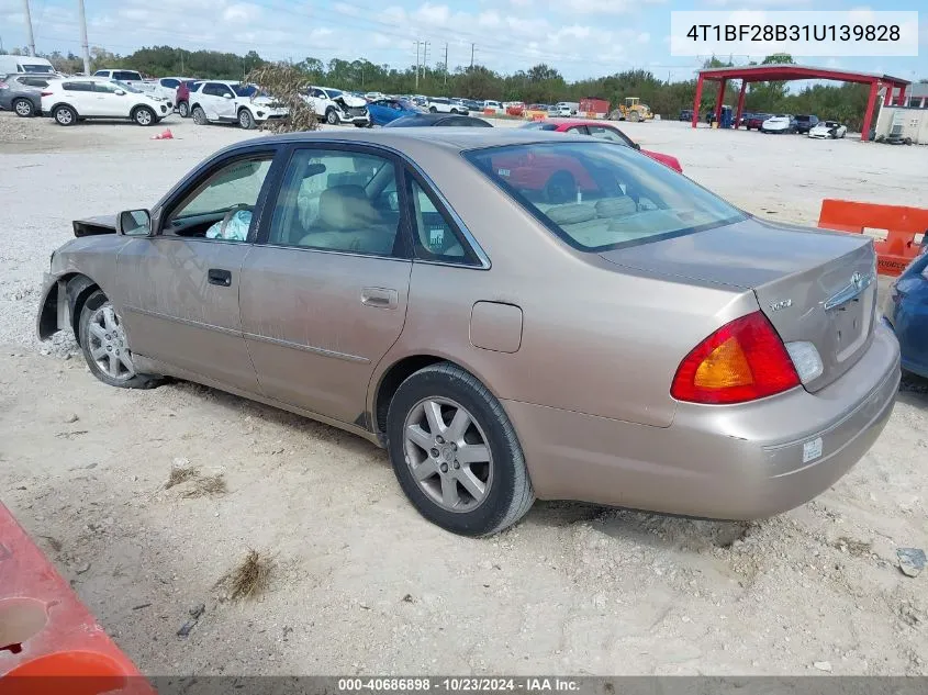 2001 Toyota Avalon Xls VIN: 4T1BF28B31U139828 Lot: 40686898