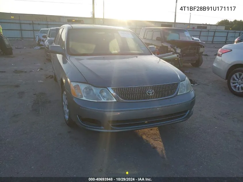 2001 Toyota Avalon Xl VIN: 4T1BF28B91U171117 Lot: 40693948