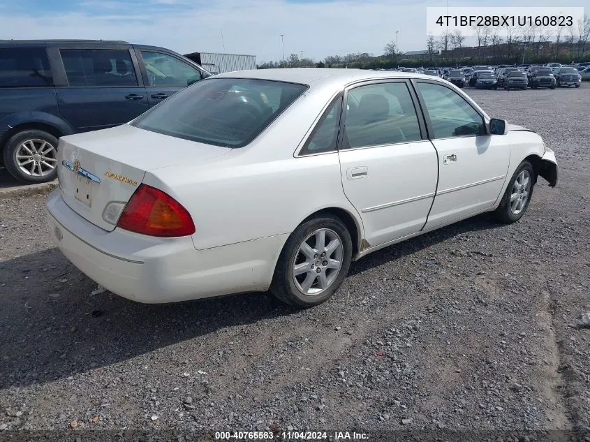 2001 Toyota Avalon Xls VIN: 4T1BF28BX1U160823 Lot: 40765583